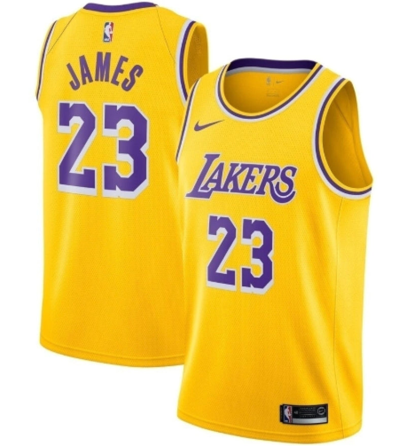 Regata NBA Nike Swingman Los Angeles Lakers – Amarela – LeBron James #23