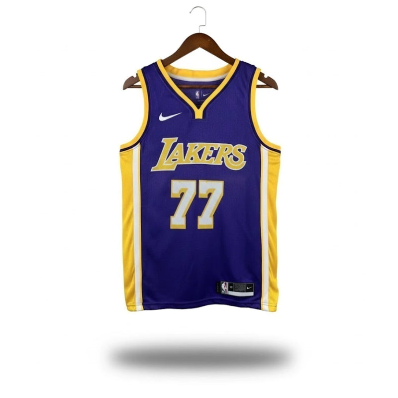 Camisa NBA Los Angeles Lakers #77 Luka Dončić – Roxa