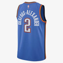 Camisa NBA Oklahoma City Thunder 2 Shai Gergeous Alexander - Azul